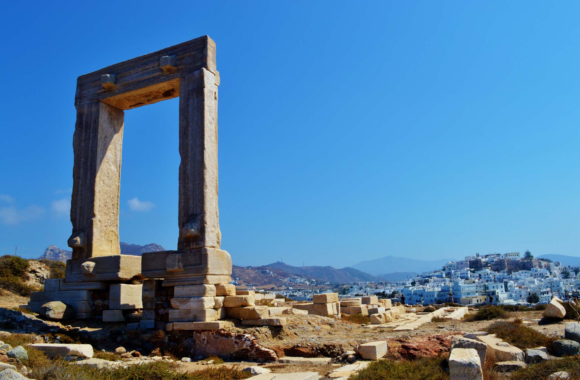 Naxos sightseeing tour with private taxi